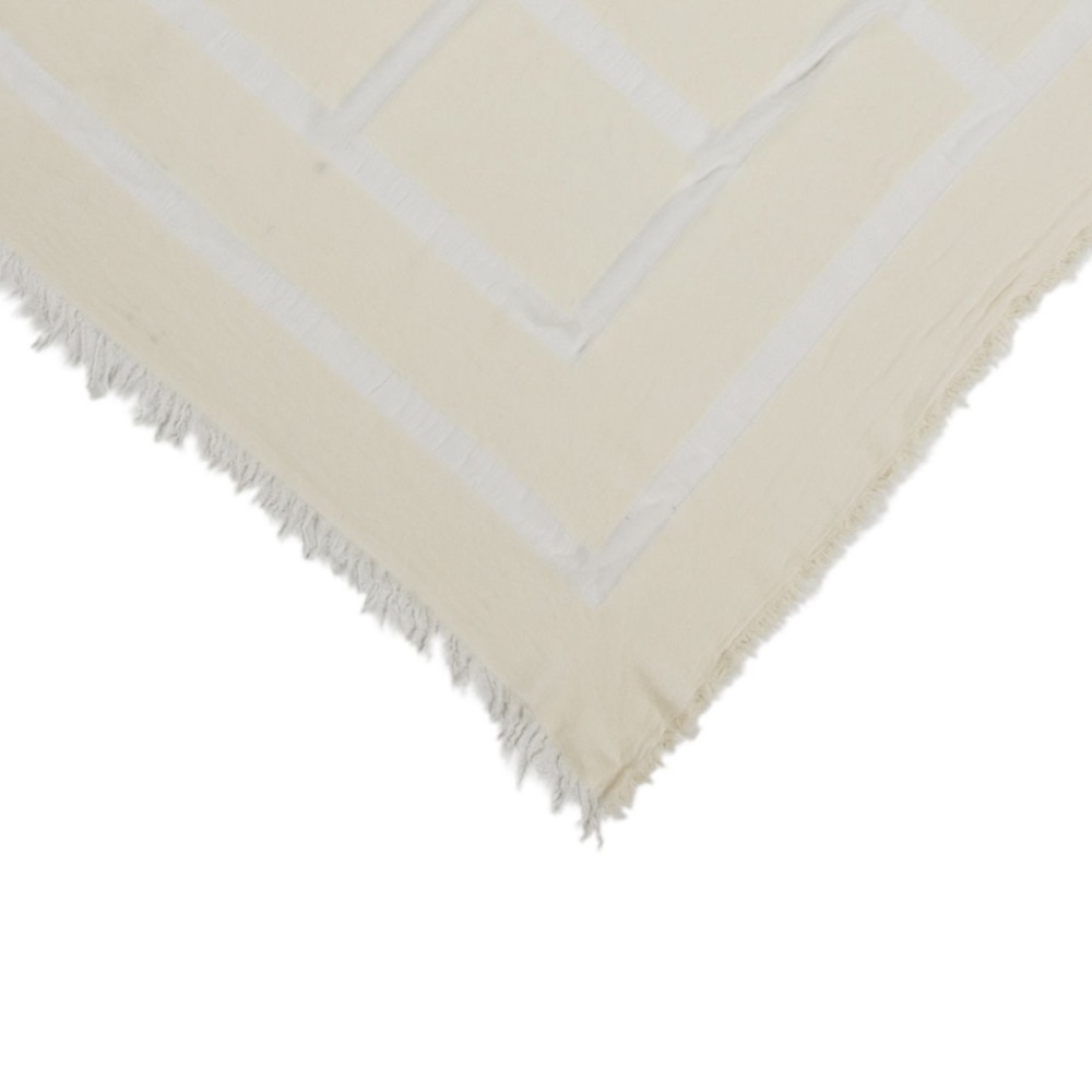 Toteme Cream and White Woven Wrap - Picture 2 of 3